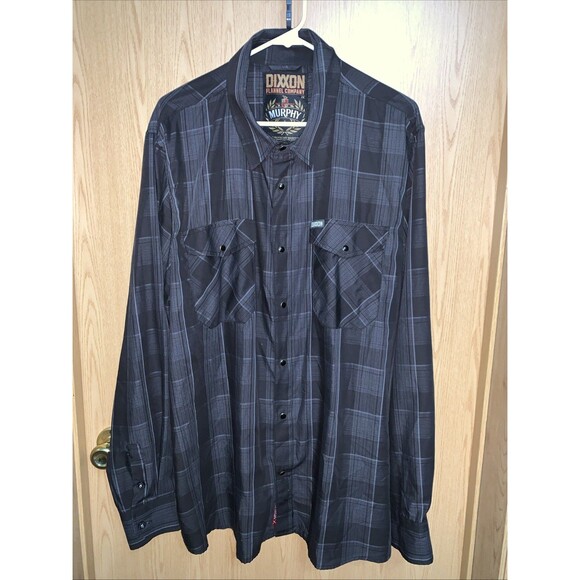 Dixxon Flannel Co Murphy Bamboo Long Sleeve Button Down Shirt Pearl snap 2XL - Picture 1 of 13